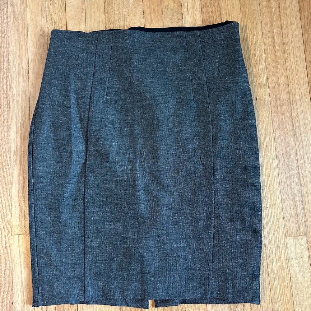 EXPRESS High Waisted Gray Pencil Skirt